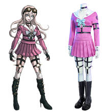 Anime Danganronpa V3: Killing Harmony-Miu Iruma, disfraz de Dangan ronpa, vestido para mujer, trajes para Halloween, Carnaval 2024 - compra barato