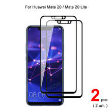 2 шт., полное покрытие, закаленное стекло для Huawei Mate 20 lite / Mate 20, Защитное стекло для экрана Huawei Mate 20 lite 2024 - купить недорого