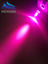 100 шт./лот 5 мм розовые круглые прозрачные супер яркие светодиодные лампы 2024 - купить недорого