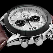 MEGIR Men Watch Top Brand Luxury Chronograph Waterproof Sport Male Clock Leather Military Army Wristwatch relogio masculino 2020 2024 - buy cheap