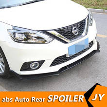 For  Nissan  Sentra Body kit spoiler 2016-2018 For SYLPHY ABS Rear lip rear spoiler front Bumper Diffuser Bumpers Protector 2024 - buy cheap