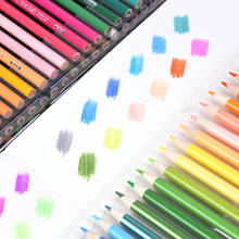 Juego de lápices de colores de madera, 120 unids/lote de lápices de colores para la escuela, suministros de arte para dibujar y bosquejar, regalos de alta calidad, 120 unids/lote 2024 - compra barato
