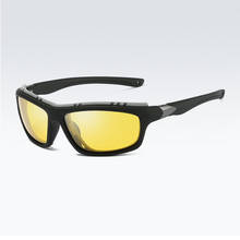 Marca design polarizado óculos de sol esportes ao ar livre condução óculos de sol quadrado pesca polarização óculos de sol à prova de vento 2024 - compre barato