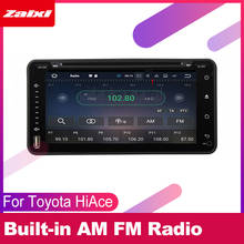 Radio con GPS para coche, reproductor Multimedia con Android, sistema de vídeo estéreo, para Toyota RegiusAce HiAce Commuter 2004 ~ 2019, accesorios 2024 - compra barato
