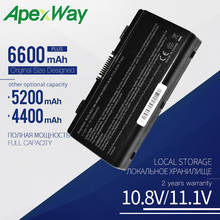 Bateria para laptop, apexway x51l, x51 r, x51 rl, para asus, tamanhos diferentes, t12fg, t12ug, x51c, x51 h 2024 - compre barato
