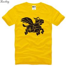 New Dota 2 Game T Shirts Men Cotton Loose Short Sleeve Flying God Donkey Printed Mens T-Shirt Fashion Male Shirts Top Brand 2024 - buy cheap