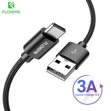 USB Type C Cable for Samsung S10 S9 3A Fast USB Charging Type-C Charger Data Cable for Redmi note 8 pro USB-C Cabo Wire 2024 - buy cheap