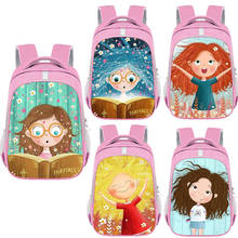 Girl School Bags Child Cartoon Girls and Book Print Backpack Kids Kindergarten Bag Student Cute Children's Schoolbag Gift 2024 - buy cheap