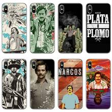 Pablo Escobar аксессуары чехол для телефона iPhone 11 Pro XS Max XR X 8 7 6 6S Plus 5 5S SE 4S 4 iPod Touch 5 6 2024 - купить недорого
