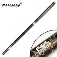 CDEFG-Flauta negra hecha a mano, instrumento Musical de bambú, flauta profesional Dizi con línea también adecuada para principiantes 2024 - compra barato