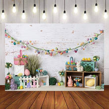 Mehofond Photography Background Spring Rabbit Eggs Wood Board Farm Baby Child Party Decoration Photophone Photo Backdrops 2024 - buy cheap