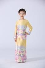 2021 Muslim Islamic Girl Dress Long Sleeve Dresses  For Girls Dress+Pant 2pcs Suits Enfant Clothes Children Clothing 1-8 Age 2024 - buy cheap