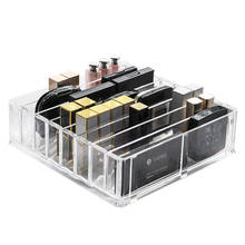 Clear Acrylic Makeup Organizer Desktop Cosmetic Storage Box Makeup Powder Case Lipstick Brush Holder Jewelry Cosmetic Box 2024 - buy cheap