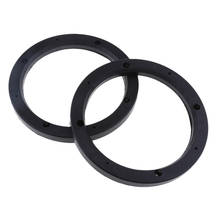 2 Pcs 6.5inch Dia Universal Black Plastic Speaker Spacer Adaptor Ring Mounting Bracket for Auto Car 2024 - buy cheap