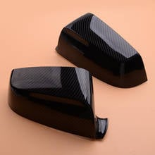 1Pair ABS Car Side Rearview Door Wing Mirror Cover Cap 51167187432 51167187431 Fit for BMW 5 Series E60 E61 E63 E64 2008-2010 2024 - buy cheap