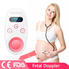 Doppler para mujeres embarazadas, monitor fetal portátil sin radiación, sónar de ultrasonido, LCD 2024 - compra barato