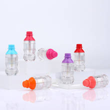 Botella de Coca Cola de 5ml, tubo de brillo de labios vacío, plástico transparente, envase de cosméticos, 1 ud. 2024 - compra barato