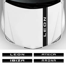 For Seat Ibiza 6I 6J Leon MK3 5F Arona Ateca Car Hood Engine Cover Stickers Vinyl Decals Auto Sport Style Decoration Accessories 2024 - buy cheap