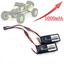 Upgrade Power 2500mAh to 5000mah RC Cars 12428 12423 Original 7.4v Lipo Battery for Rc Cars Spare Parts 2S 7.4V 903480 Battery 2024 - buy cheap