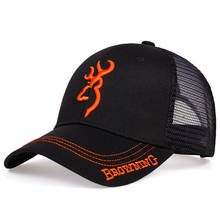 New BROWNING embroidery baseball cap men's hip-hop tide hat ladies summer breathable mesh cap outdoor sun hat trucker hats 2024 - buy cheap