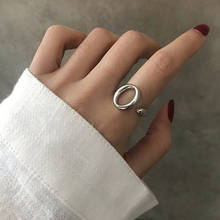 Корейские открытые Регулируемые кольца на палец для женщин, обручальное кольцо, ювелирное изделие, подарок на день Святого Валентина 2024 - купить недорого