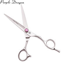 Professional Scissors Hair Cutting Wholesale Purple Dragon Brand 5" 5.5" 6"  Japan 440C Thinning Scissors 9014# Barber Scissors 2024 - buy cheap