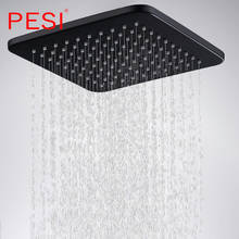 Square Brass Showerhead Rainfall Rain Shower Head Chrome High Pressure Bath Faucet Shower Head Rain Shower head Black. 2024 - buy cheap