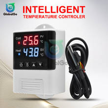 Controlador de temperatura Digital LED AC110V-220V, termostato, termómetro, regulador de temperatura de calefacción de refrigeración para incubadora, DTC2210 2024 - compra barato