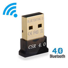 Adaptador inalámbrico USB Bluetooth V4.0 CSR 4,0 Dongle, receptor de sonido y música, transmisor Bluetooth para PC y portátil 2024 - compra barato