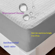 Towel Fleece Super Waterproof Mattress Cover American Standard King Size Anti-Mite Bed Protector Cover Not Including Pillowcase 2024 - buy cheap