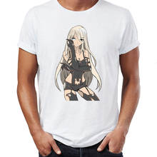 Summer Men's T-shirt YoRHa Type A No 2 Nier Automata A2 Awesome Artwork Drawing Tshirt Cool Tees Tops Harajuku Streetwear 2024 - buy cheap