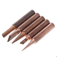 5 Pcs Pure Copper 900M-T Soldering Iron Tip Lead-free For Hakko Soldering Rework Station 2024 - buy cheap