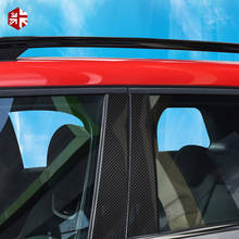 5D Carbon Fiber Vinyl Car Window B-pillars Decorative Trim Sticker Decal For MINI Cooper Countryman F60 Accessories Car Styling 2024 - buy cheap