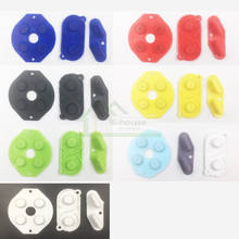 Recambio de almohadillas de goma para Gameboy Classic, 7 colores opcionales, botón de inicio selecto, para GB Fat DMG direction AB 2024 - compra barato