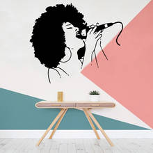 Modern singer Wall Stickers Modern Fashion Wall Sticker Waterproof Wall Decals Art Decals muursticker adesivo de parede 2024 - buy cheap