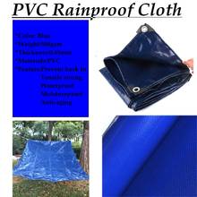 Lona impermeable de PVC azul para jardín, patio, balcón, suculenta, camión, sombrilla, 500GSM 2024 - compra barato