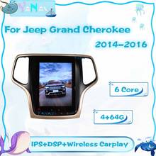 Car Multimedia Player Android Stereo Receiver For Jeep Grand Cherokee 2014-2016 Auto Radio Audio GPS Navigation HeadUnit Carplay 2024 - buy cheap