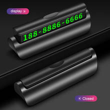 Car Temporary Parking Card Sticker  Auto Phone Number Card Plate Car Accessories Car Decoration 2024 - buy cheap