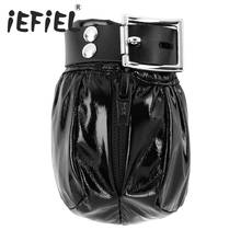 Men Patent Leather Sexy Underwear Buckle Bulge Pouch Adult Lingerie G-string Sleepwear for Special Night Honeymoon Theme Party 2024 - buy cheap