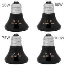 50/60/75/100W Infrared Pet Heating Light Bulb Mini Infrared Ceramic Emitter Heat Light Lamp Bulb For Reptile Pet 2024 - buy cheap