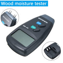 Medidor de umidade de madeira com tela lcd, detector digital de umidade de tijolos de madeira, testador de caravana, higrômetro, madeira úmida, detector 2024 - compre barato
