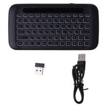 H20 Mini Double-sided Wireless Touch Keyboard Full-screen Touchpad Air Mouse Colorful Light Portable Backlit Keypad 2024 - buy cheap