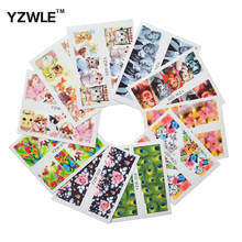 YZWLE-calcomanías de transferencia al agua, accesorios de pegatinas para salón de manicura, 10 hojas 2024 - compra barato