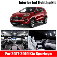 Juego de luz LED Interior Canbus para coche Kia Sportage, accesorios para Interior, techo, luz de matrícula, sin errores, 10x, 2017-2019 2024 - compra barato