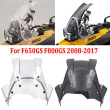 Parabrisas ABS para motocicleta, Deflector de viento con soporte de montaje 2008-2017, para BMW F800GS, F650GS, F800, F650, GS F 800 GS 2024 - compra barato