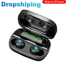 Dropshipping for S11 Drop Ship 3500mAh LED Bluetooth Wireless Headphones Earphones Earbuds TWS Touch Control Sport Noise Cancel 2024 - buy cheap