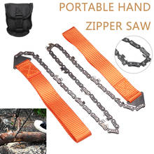 Portable Handheld Survival Chain Saw Emergency Chainsaw with Storage Bag Outdoor Camping Hiking Handsaw Wood Cutting Tool 2024 - buy cheap