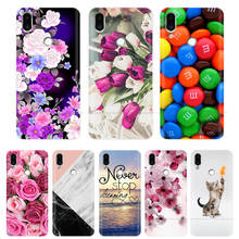 Soft TPU Case for Meizu Note 9 Cat Animal Flower Printed Protective Silicone Covers Phone Shells Bags Bumper for Meizu Note9 2024 - buy cheap