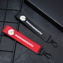 Daisy Flower Strap Lanyard For Keys Hang Rope Keychain Lanyards ID Card Badge Holder Keycord Webbing Ribbon Keyrin 2024 - buy cheap