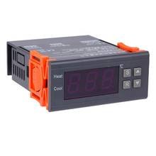 Controlador de temperatura digital, termostato eletrônico com função de alarme de-40 a 120 graus com aquecedor e refrigerador 2024 - compre barato